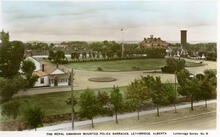 The Royal Canadian Mounted Police Barracks, Lethbridge, Alberta.