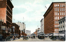 Portage Avenue, Looking East, Winnipeg, Man.