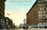 Portage Ave., looking East, Winnipeg, Man.