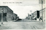 Nelson St. Virden, man. Looking West.