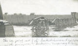The ice going out of the Saskatchewan River, April 1905