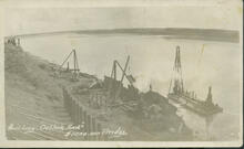 Building "Outlook, Sask" One Million Dollar bridge
