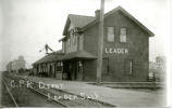 C.P.R. Depot. Leader Sask.