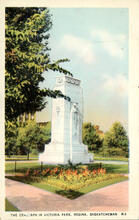 The Cenotaph in Victoria Park, Regina, Saskatchewan