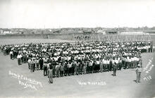 New recruits, camp Exhibition, Regina, Saskatchewan
