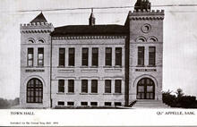 Town Hall - Q'Appelle, Sask.