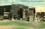 New Settlers, Their first House, Western Canada