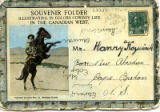 Souvenir Folder Illustrating in Colors Cowboy Life in the Canadian West.
