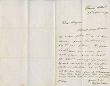 Letter to Angus McKay from Mr. W. Kay