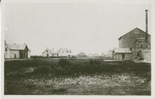 View of Cannington Manor with the mill