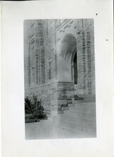 Entrance to the Thorvaldson building U of S campus 1927