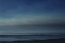 Fire smoke in late afternoon