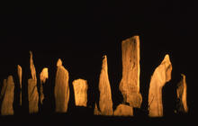 Callanish standing stones, night