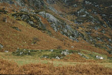 Loch at Kintail mountains