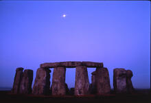 Stonehenge in morning mist