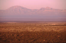 Sierra Blanca mountains in distance