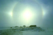 Sundogs north of Swift Current