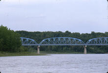 Pelicans and Gabriel's Bridge