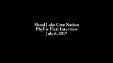 Shoal Lake Interview 1 of 5