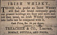 1887 Times of India Whisky