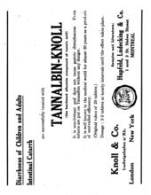 Tannalbin-Knoll 1914