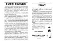 1914 Radium Emanation Therapy Water
