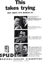 1932 Macleans Spud Menthol-Cooled Cigarettes