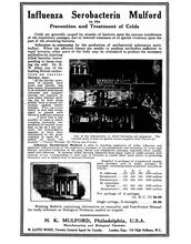 1915 Influenza Serobacterin Mulford