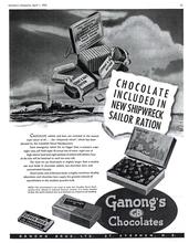 1943 Macleans Ganongs Chocolates April