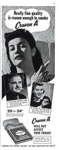 1943 Macleans Craven Cigarettes April