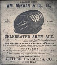 1891 Times of India McEwan Ale