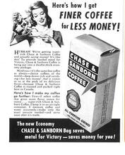 1943 Macleans Chase and Sanborn Coffee Oct