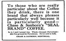 1919 Maclean's July Seal Coffee