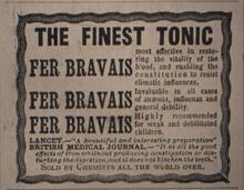 1898 Times of India Fer Bravais Tonic
