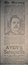 1903 Times of India Ayer's Sarsaparilla
