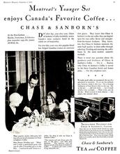 1930 Macleans Chase & Sanborn Tea and Coffee