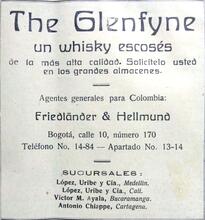1929 El Grafico Whisky The Glenfyne