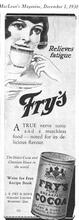 1930 Macleans Fry's Cocoa Dec