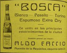 1930 El Grafico Vino Bosca