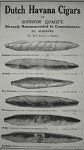 1910 Times of India El Alicanto Cigars