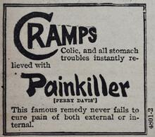 1910 Times of India Perry Davis' Painkiller