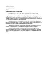 Street Car Derails Article Transcription