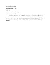 Trolley Bus Article Transcription