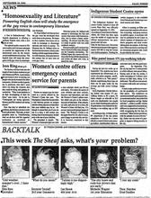 First LGBTQ Studies Class Article
