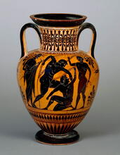 Amphora with Wrestlers