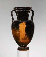 Neck Amphora with Athlete
