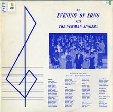 An evening of song with the Newman Singers
