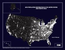 United States Population Distribution (2010)