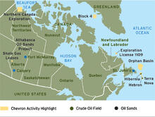 Hebron Off-Shore Oil Wells