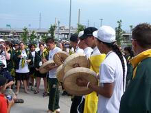 2006 Denver NAIG Games: Team Saskatchewan at the Opening Ceremonies